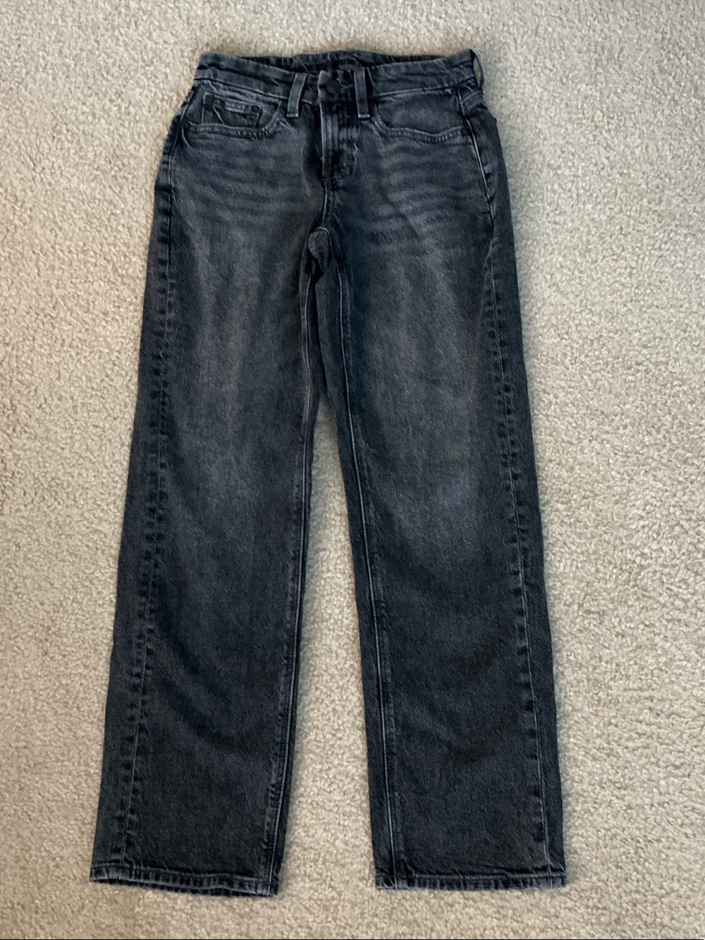 American Eagle Curvy Straight Black Wash Women’s Jeans - Size 00 Regular